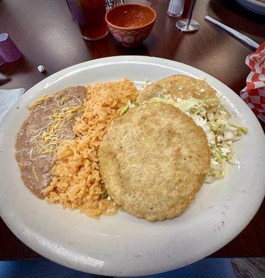 2 Gorditas Combo de Asada