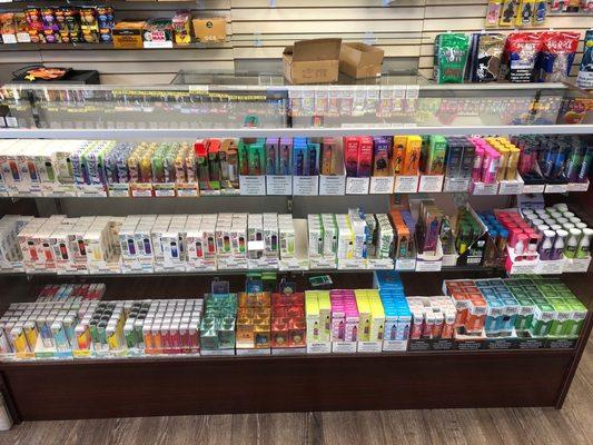 Disposable vape selection is like a kid in a candy shop