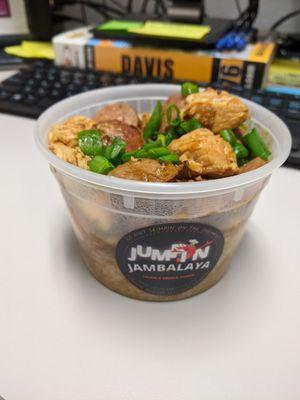 Jambalaya in container