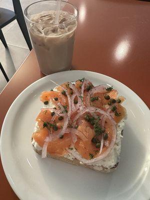 Smoked Salmon toast