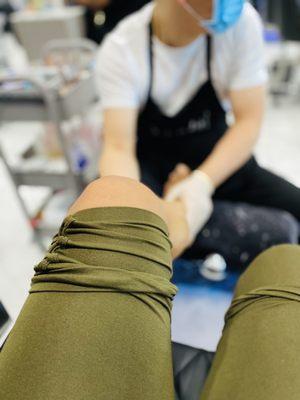 Signature pedicure is a must!