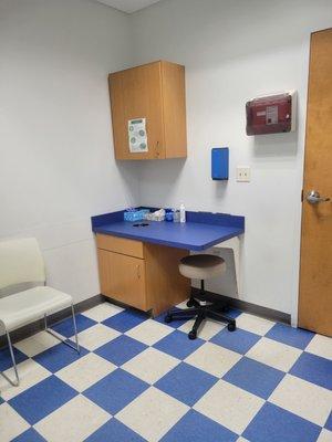 Room in the clinic