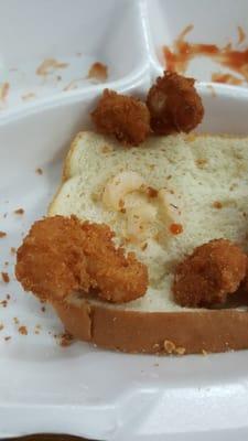 Breaded shrimp