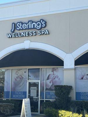 Front entrance of j sterling wellness spa