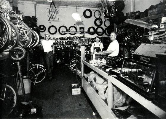 this place has been in business since 1908! (photo by Hall Bicycle Company)