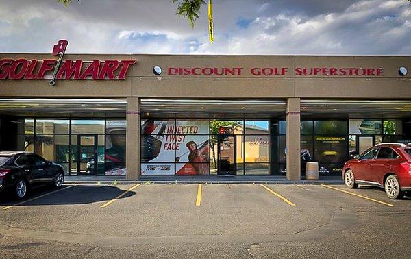 Outside of The Golf Mart, Albuquerque