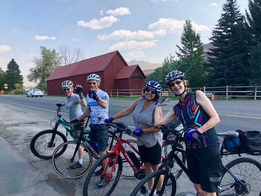 Judy and Stan Gregg-bike touring