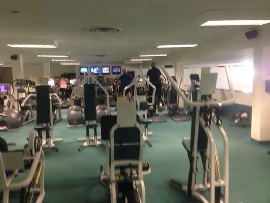 Huge cardio room