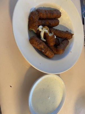 Cheese sticks and ranch