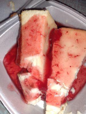 Cheesecake with strawberry