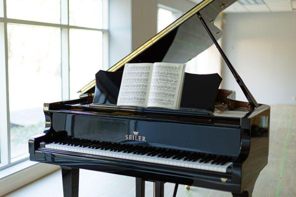 Grand piano in our concert hall