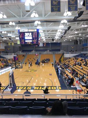 The PEC (Physical Education Complex) on a (slow) game night