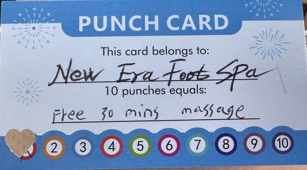 Punch card