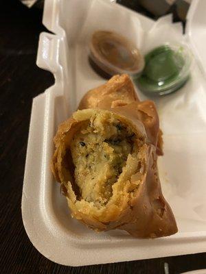 1. Vegetable Samosa