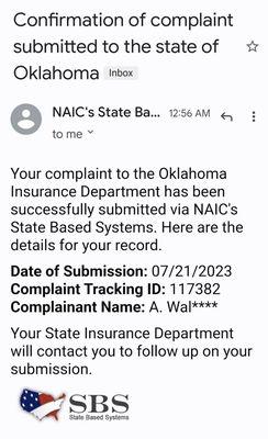 The rate increase and stealing money out of my account was out of spite. Two months without an acknowledgment, so I filed a complaint.