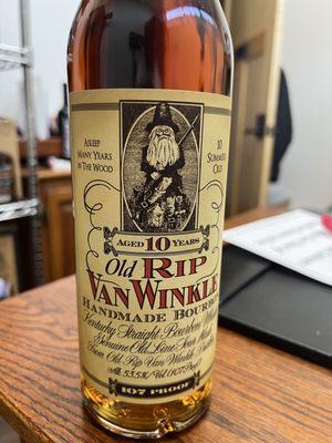 Old Rip Van Winkle 10 Year!