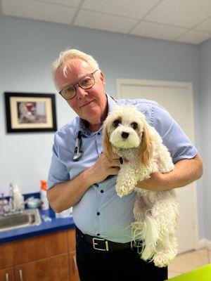 Dr Zuercher with the ever gorgeous Georgia!