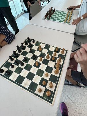 Chess class for Club 55 members.