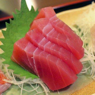 Tuna sashimi.