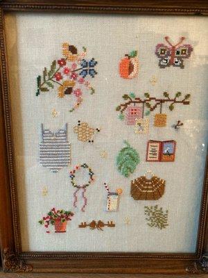 The best picture frames for my daughter's needlepoint.