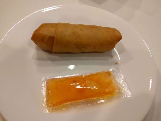 I ordered an egg roll but this looks more like a spring roll.