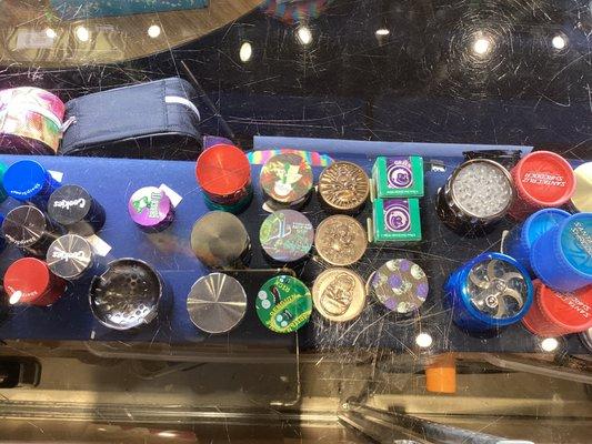 Assortment of grinders