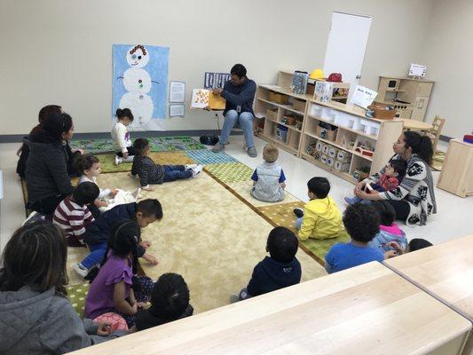 Edenvale Branch Library's visit with storytelling!