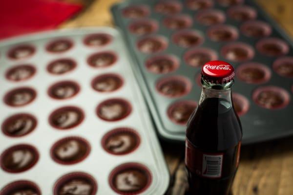 Cupcakes in Production for a Coca Cola Event