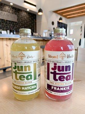 A selection of our Jun Teas from Montana's Vibrant Roots.