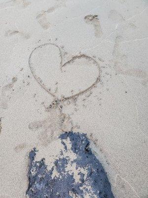 Beach heart