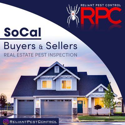 We work with SoCal Buyers & Sellers for Real Estate Inspections.