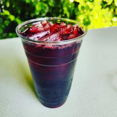 Aguas fresca de Jamaica