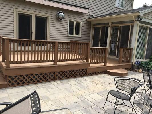 customer exterior deck