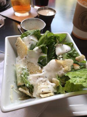 Half Caesar salad . Good!!!