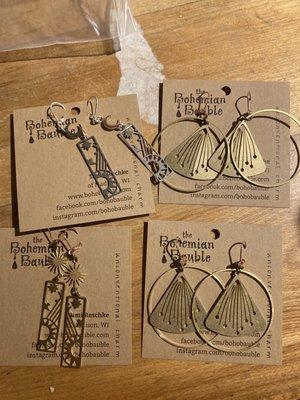 Little Luxuries Carries The Bohemian Bauble earrings - my favorite local jewelry artist!