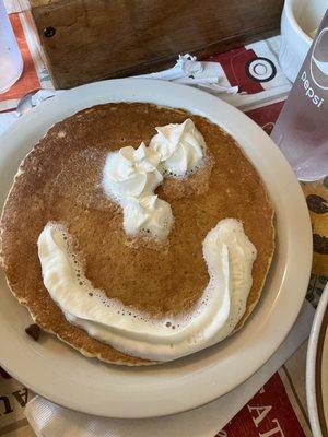 Chocolate chip pancake