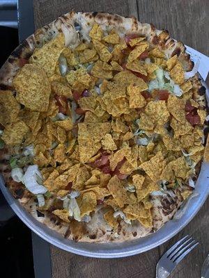 Taco pizza