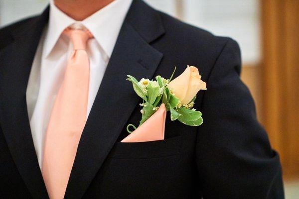 My husband's wedding boutonnière