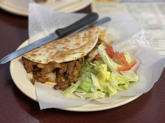 Pork/ al pastor quesadilla. Delicious!