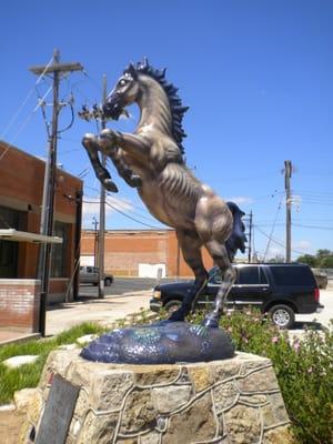 MESTENO by Luis Jimenez. _Part of Abilene's Outdoor Sculpture Exhibition