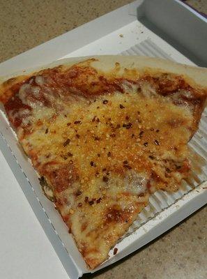 Slice of cheese pizza