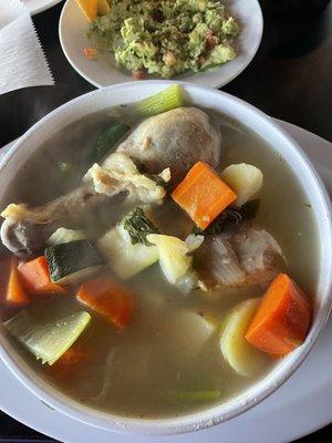 Caldo de pollo