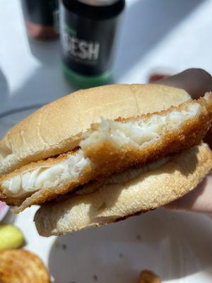 Fried Flounder Sandwich