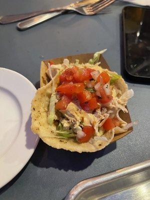 Beer can chicken taco