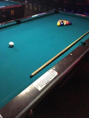 Pool table