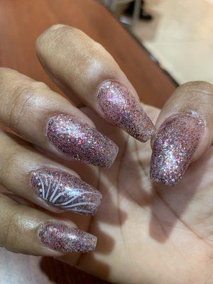 full set gel with design