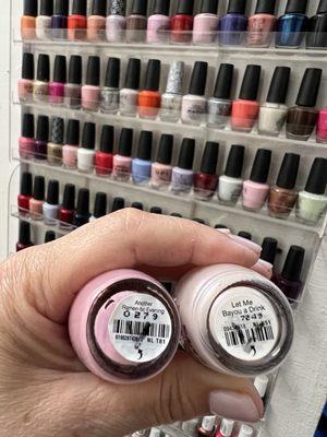 Pedi/Mani colors