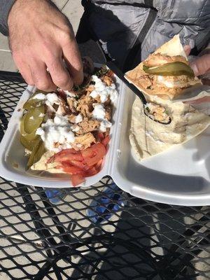 Chicken bowl lunch special