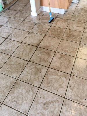 Marlin's also cleans tile floors !