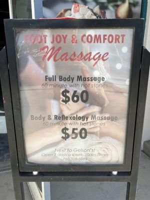 Foot Joy & Comfort Massage